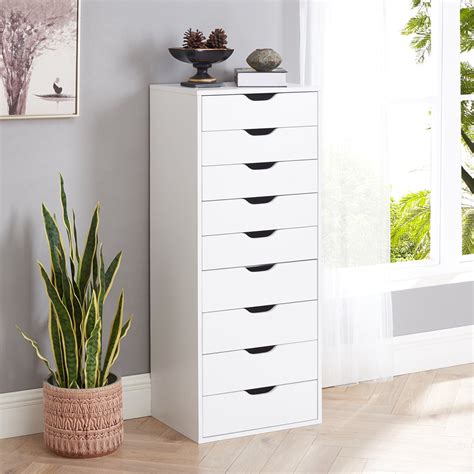 9 drawer tall storage cabinet